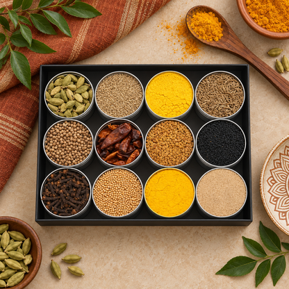 Ayurvedische Gewürzbox