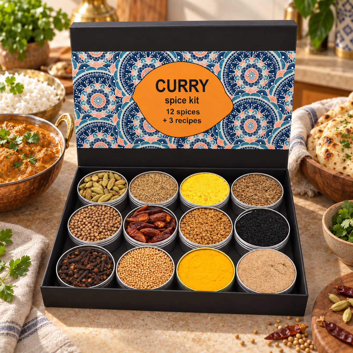 Curry Gewürzbox