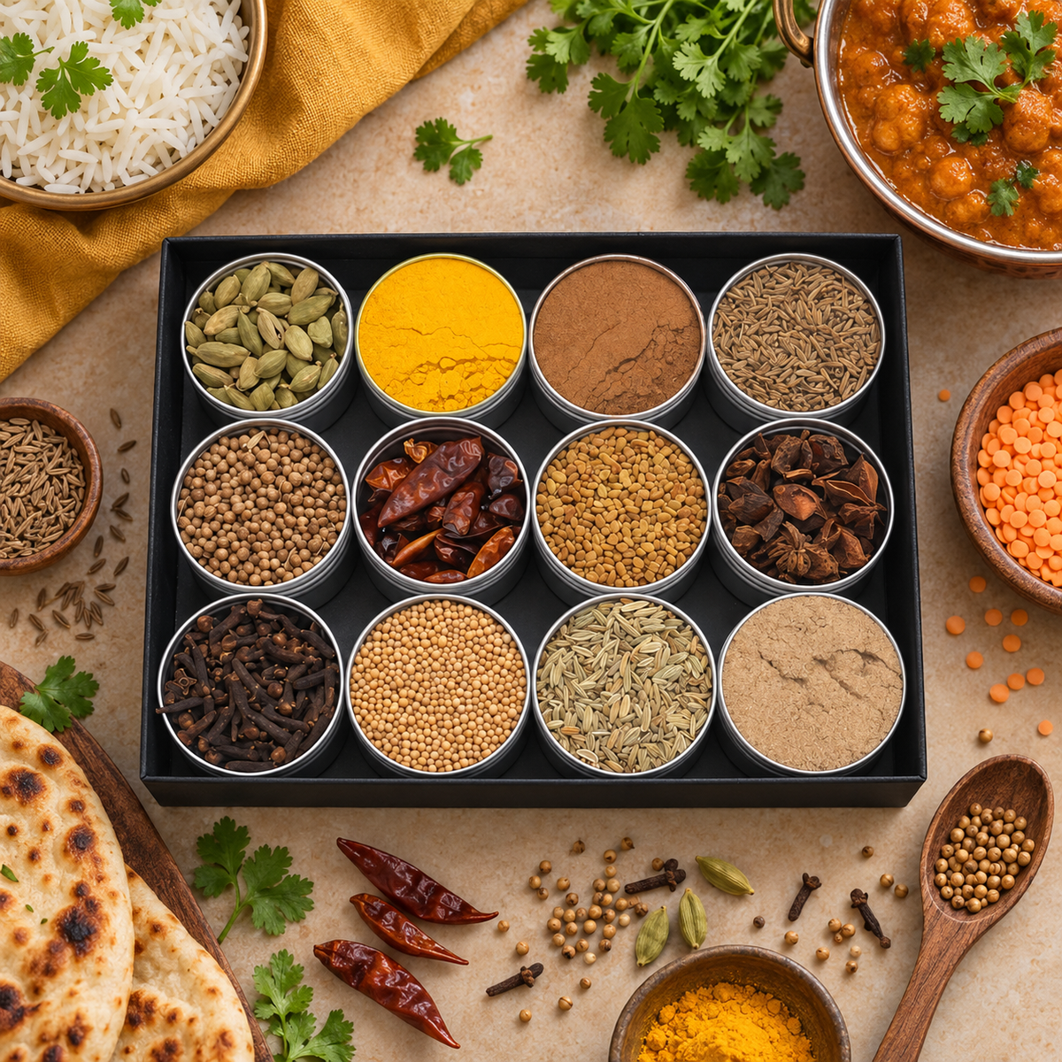 Curry Gewürzbox