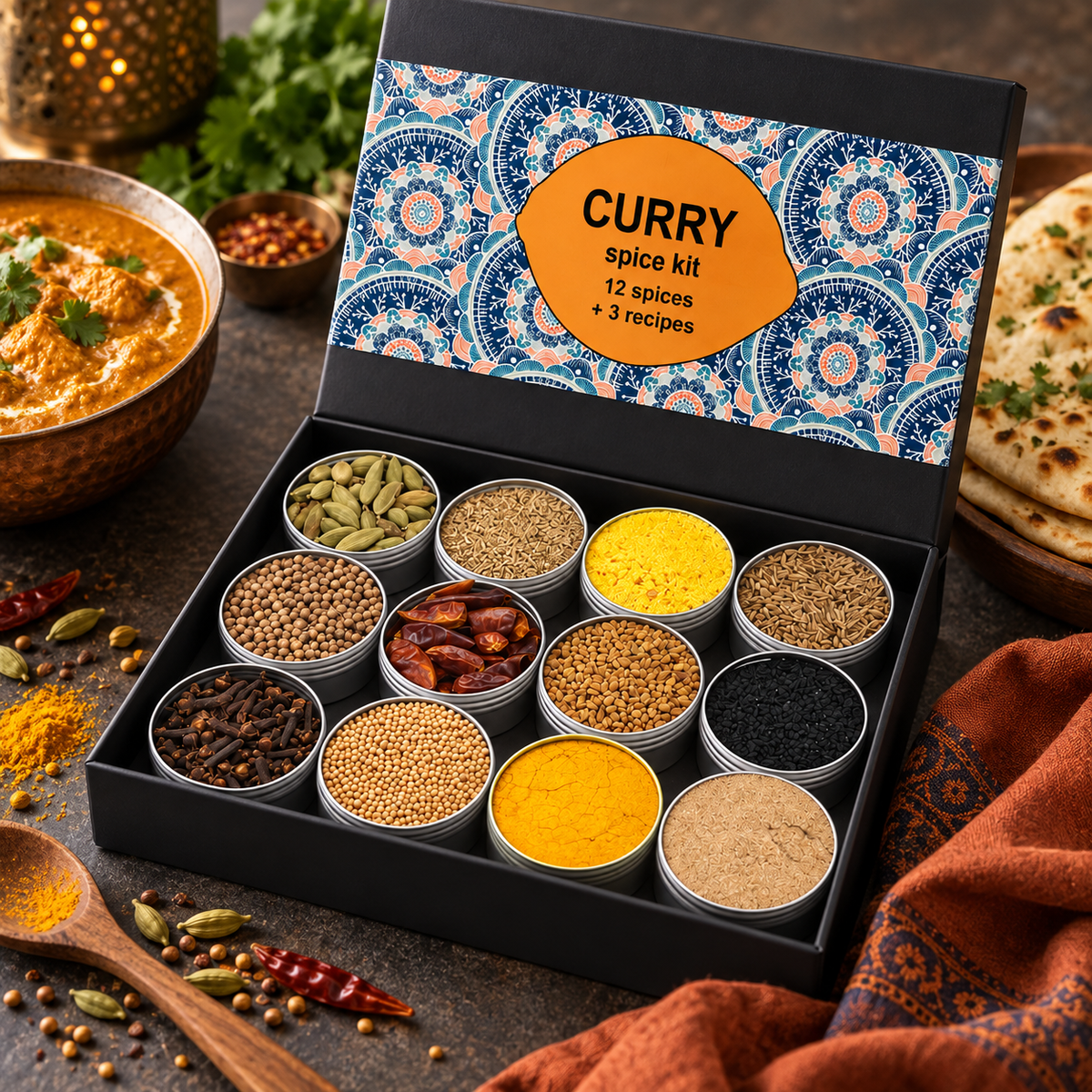 Curry Gewürzbox
