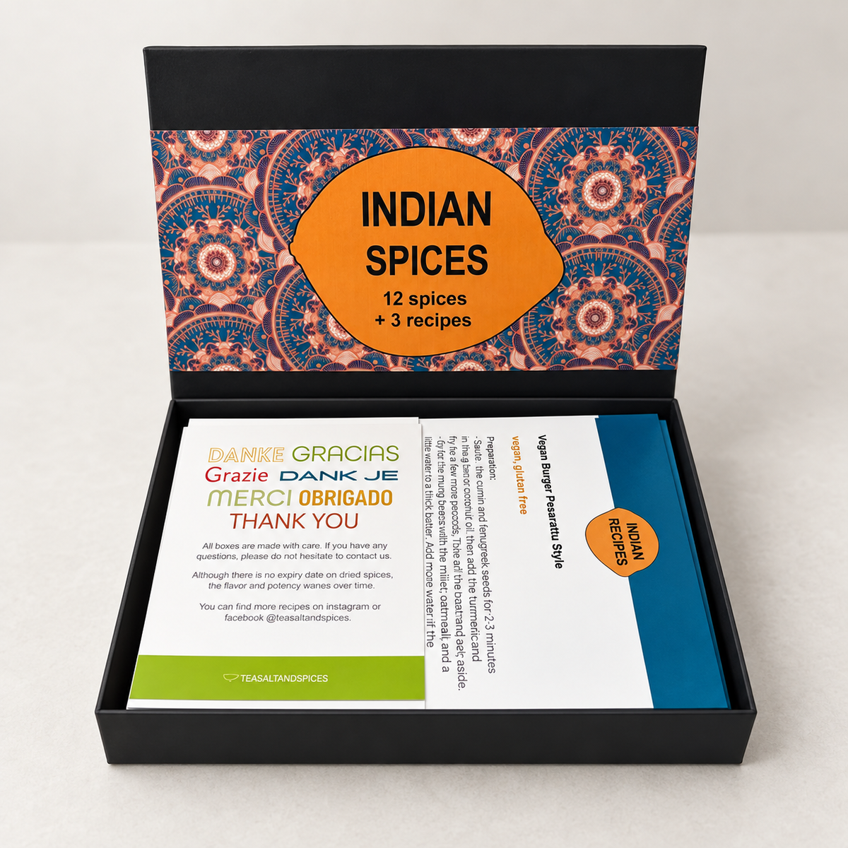 Indische 'Masala' Gewürzebox