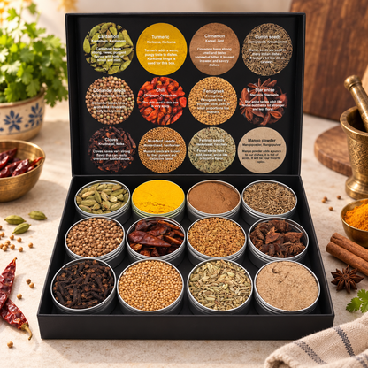 Indische 'Masala' Gewürzebox