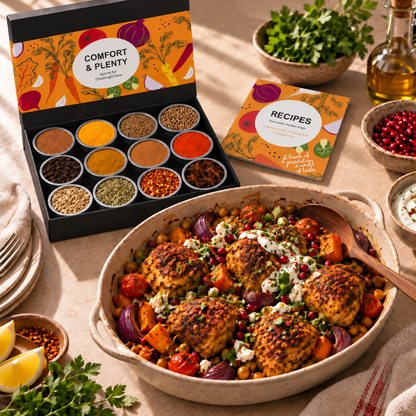 Caja de especias Ottolenghi inspirada en Comfort & Plenty