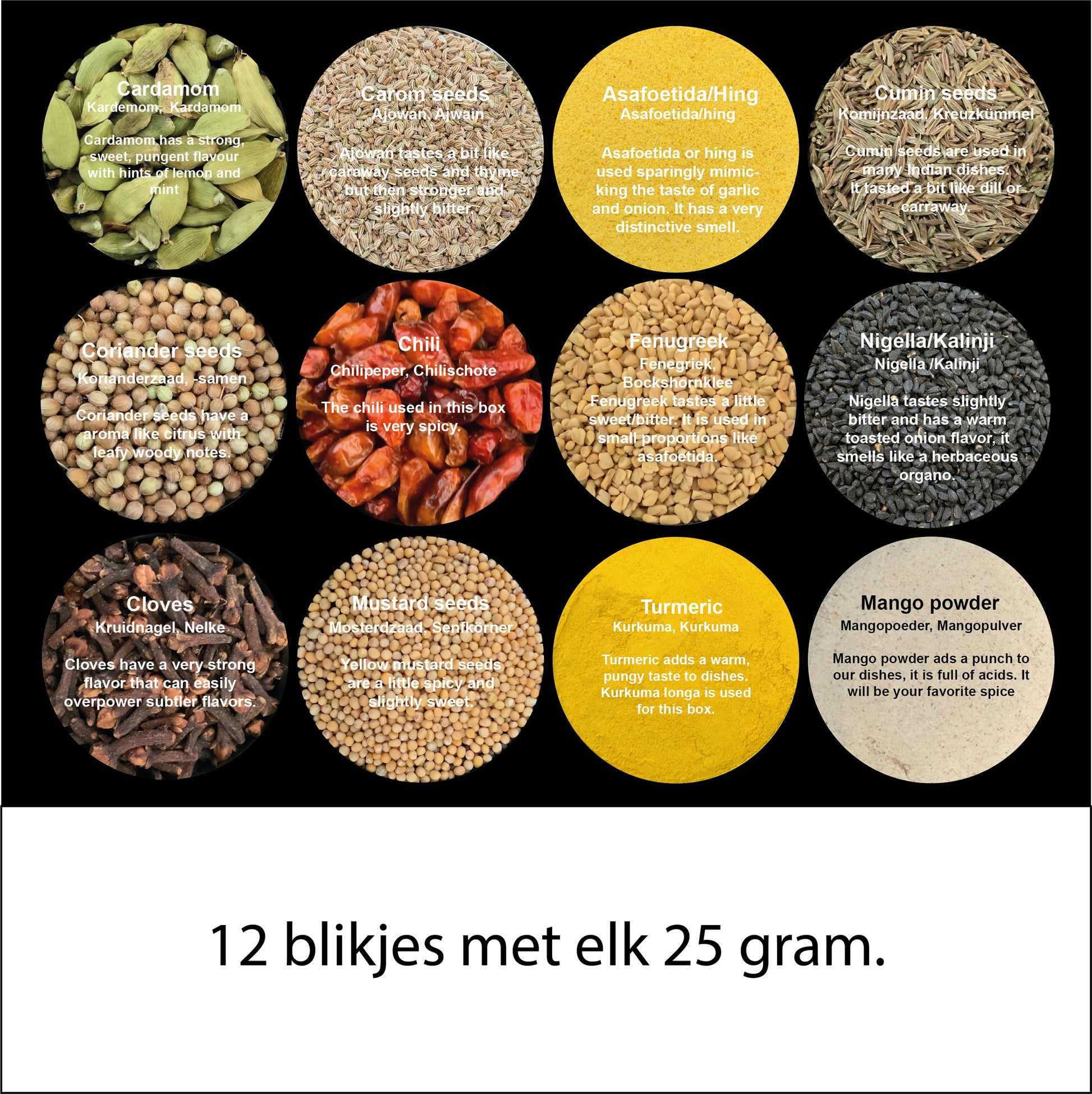 ayurvedische kruiden en 3 recepten in een mooie geschenkdoos, ayurveda kruiden kopen