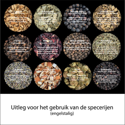 gin tonic pakket met 2 recepten, cocktail pakket cadeau, gin cadeau, gift set gin